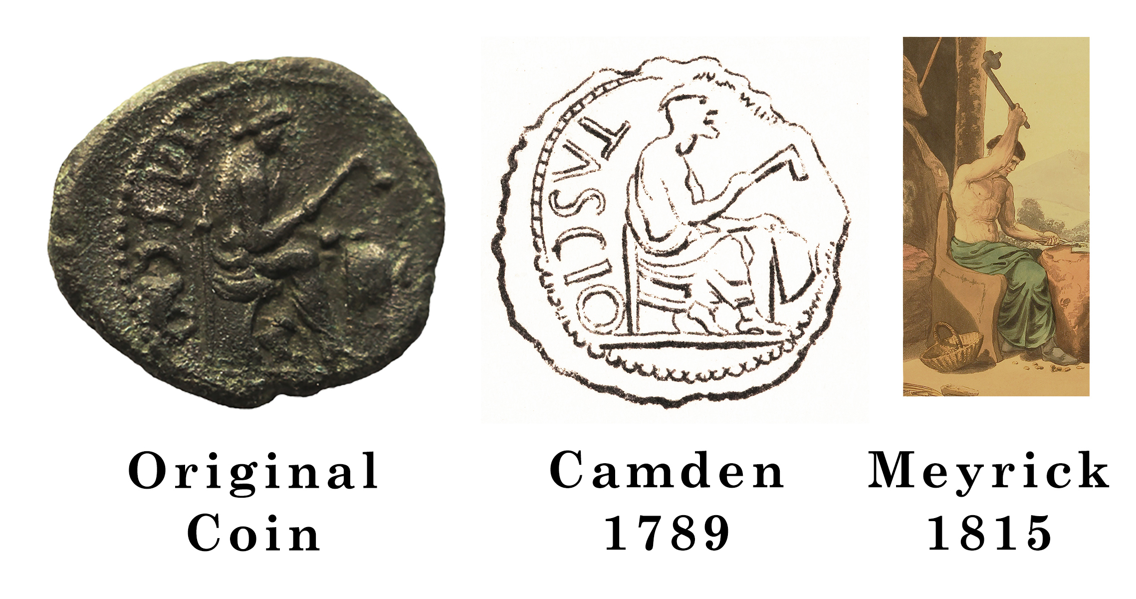 Cunobeline Metalworker Coin Camden 1789 Image Meyrick Feryllt Image Cunobeline Metalworker Coin Camden 1789 Image Meyrick Feryllt Image